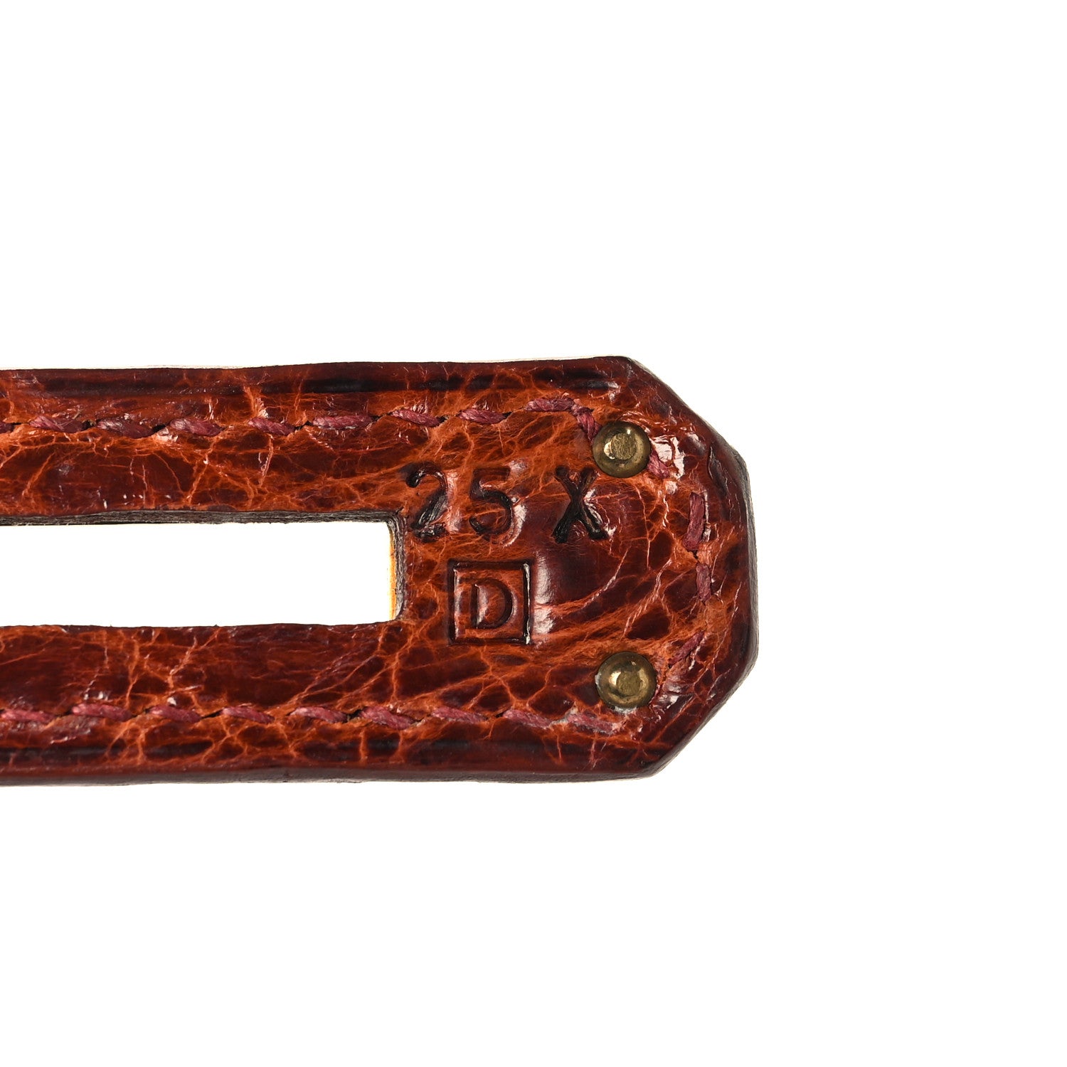 Hermes Shiny Alligator Kelly Retourne 32 Miel 6 of 12