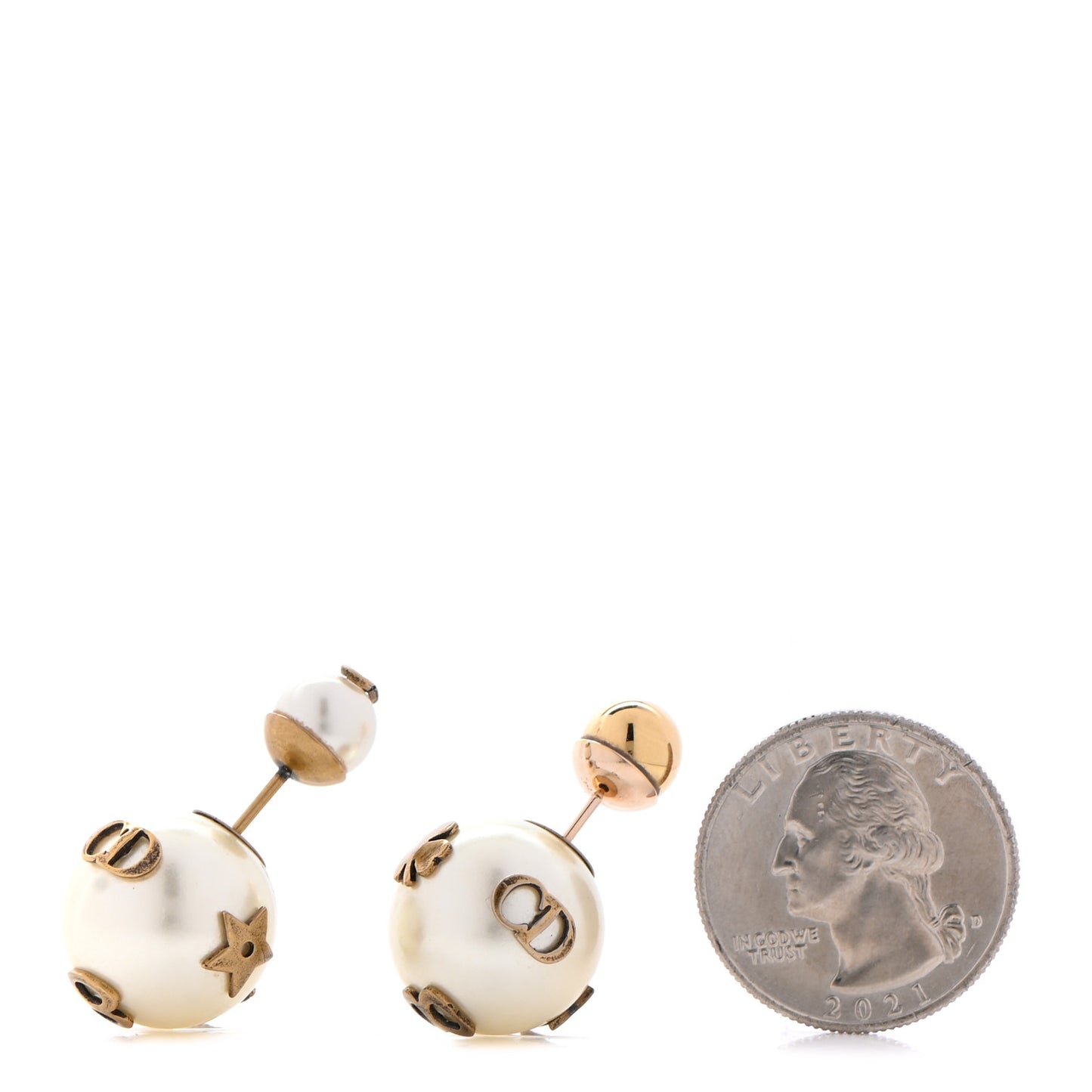 Mise En Dior Tribal Crystal Charm Earrings
