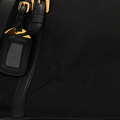 Prada Tessuto Nylon Saffiano Tote Black 6 of 8