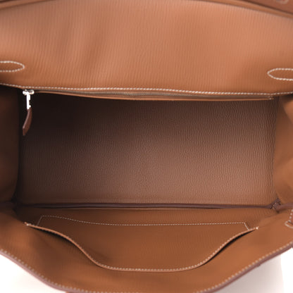 Hermes Natural Barenia Faubourg Birkin 35 Fauve 5 of 21