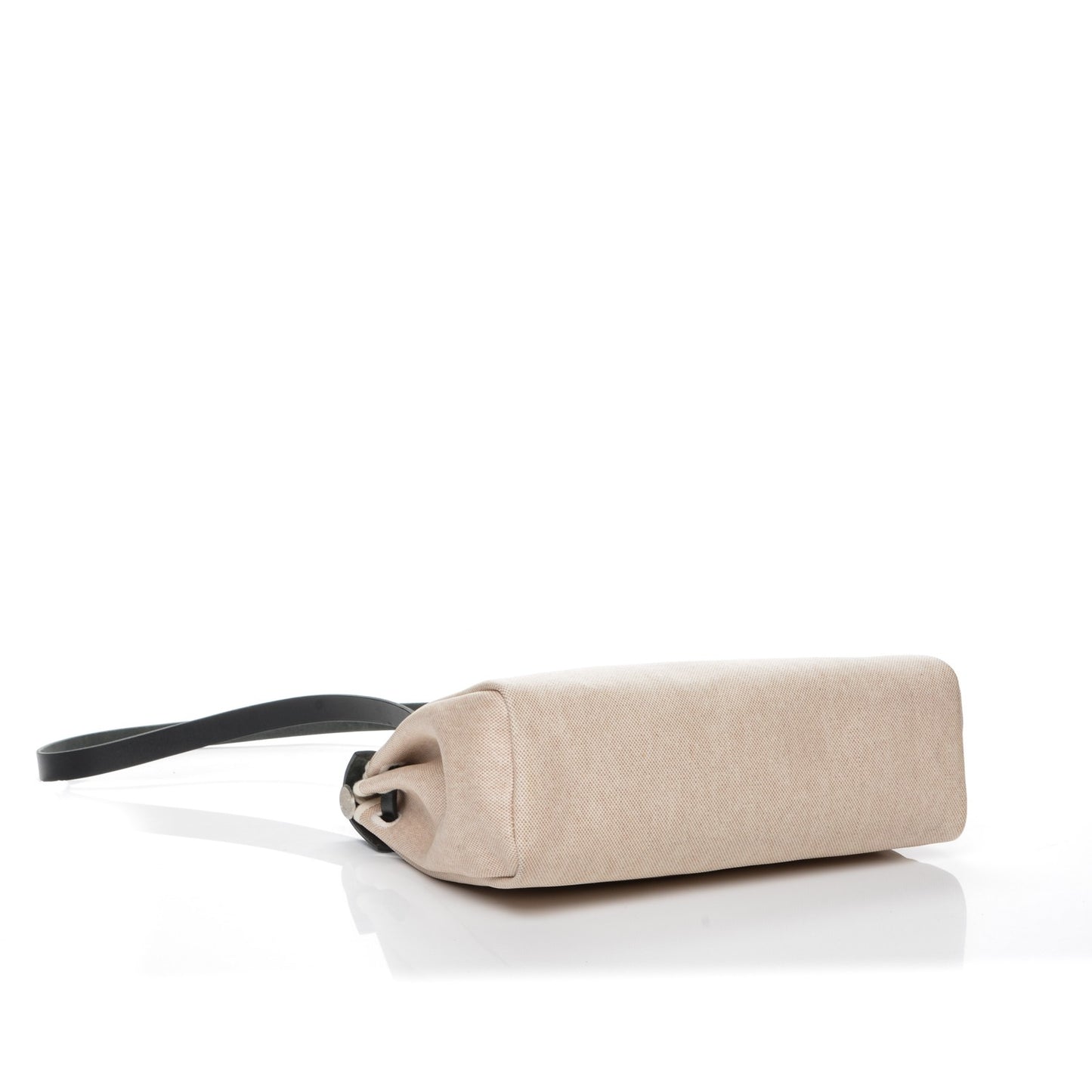 Toile Vache Calfskin Herbag 30 PM Natural Black