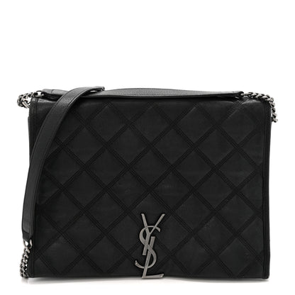 Saint Laurent Lambskin Quilted Small Becky Chain Bag Black 1 of 15