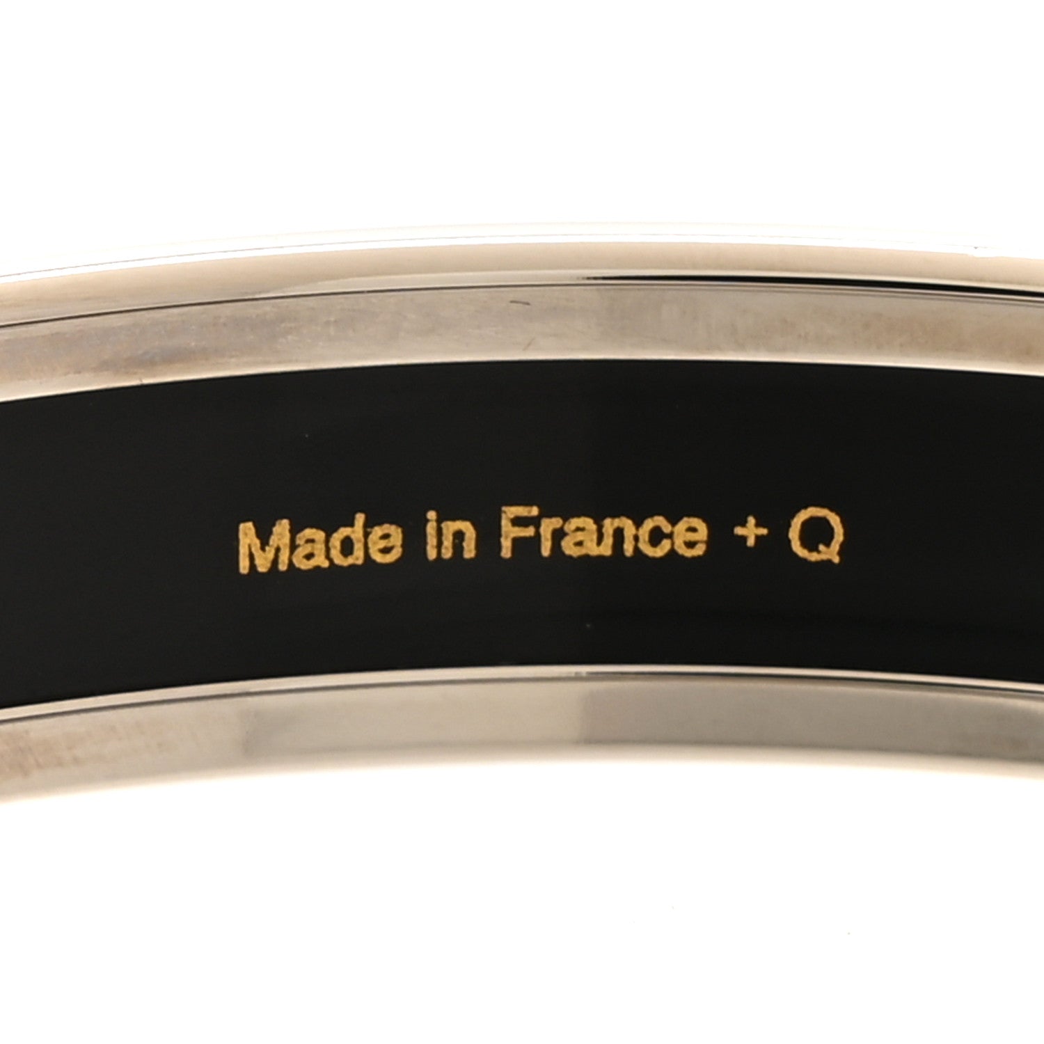 Hermes Enamel Printed Narrow Bracelet 70 Bleu 5 of 6