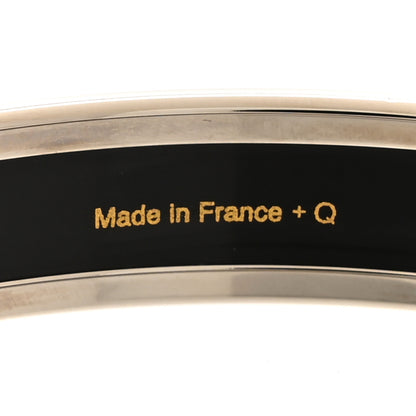 Hermes Enamel Printed Narrow Bracelet 70 Bleu 5 of 6