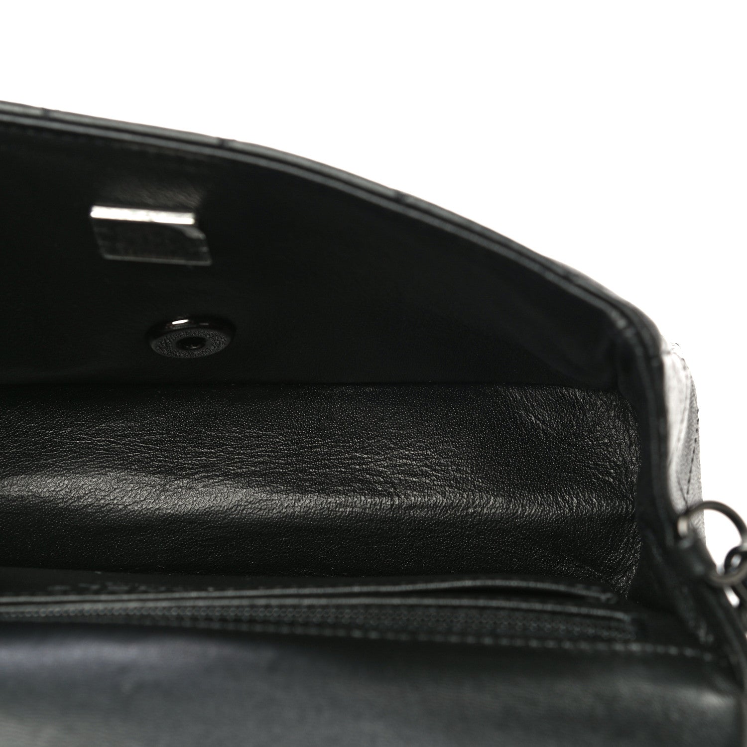 Chanel Lambskin Quilted Mini Rectangular Flap So Black 10 of 17