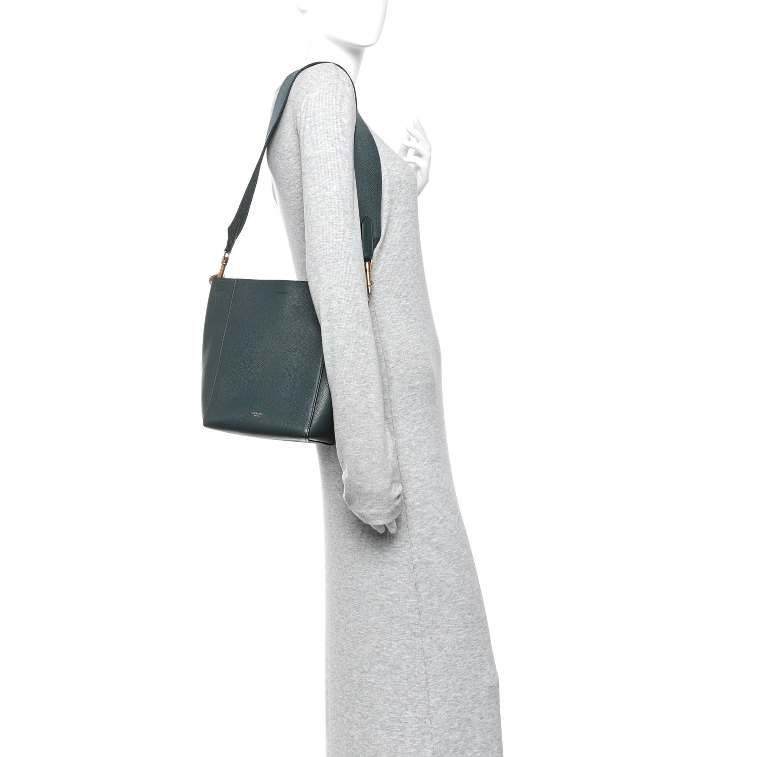 Celine Soft Grained Calfskin Small Sangle Bucket Bag Amazone 2 of 10