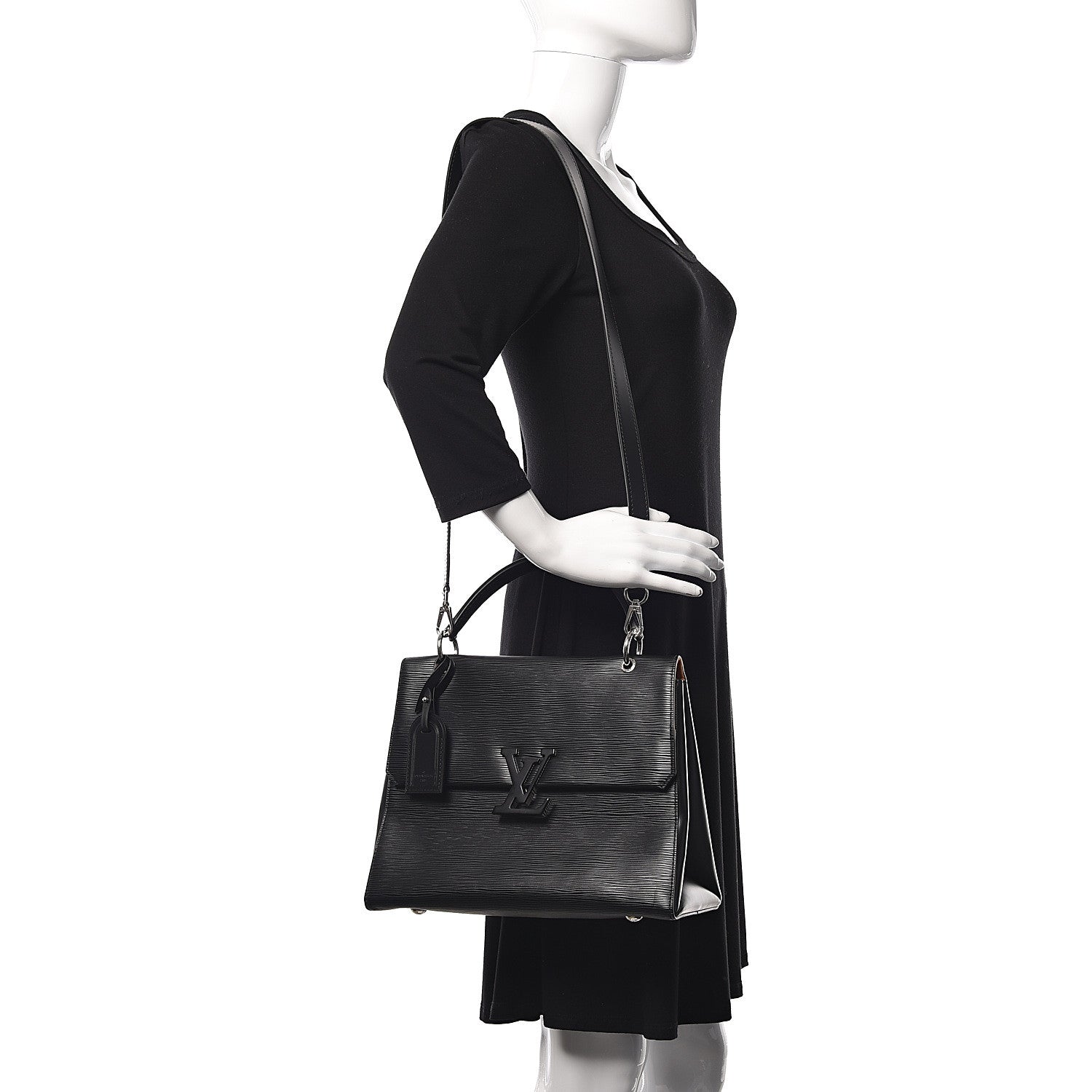 Louis Vuitton Epi Grenelle MM Black 2 of 9