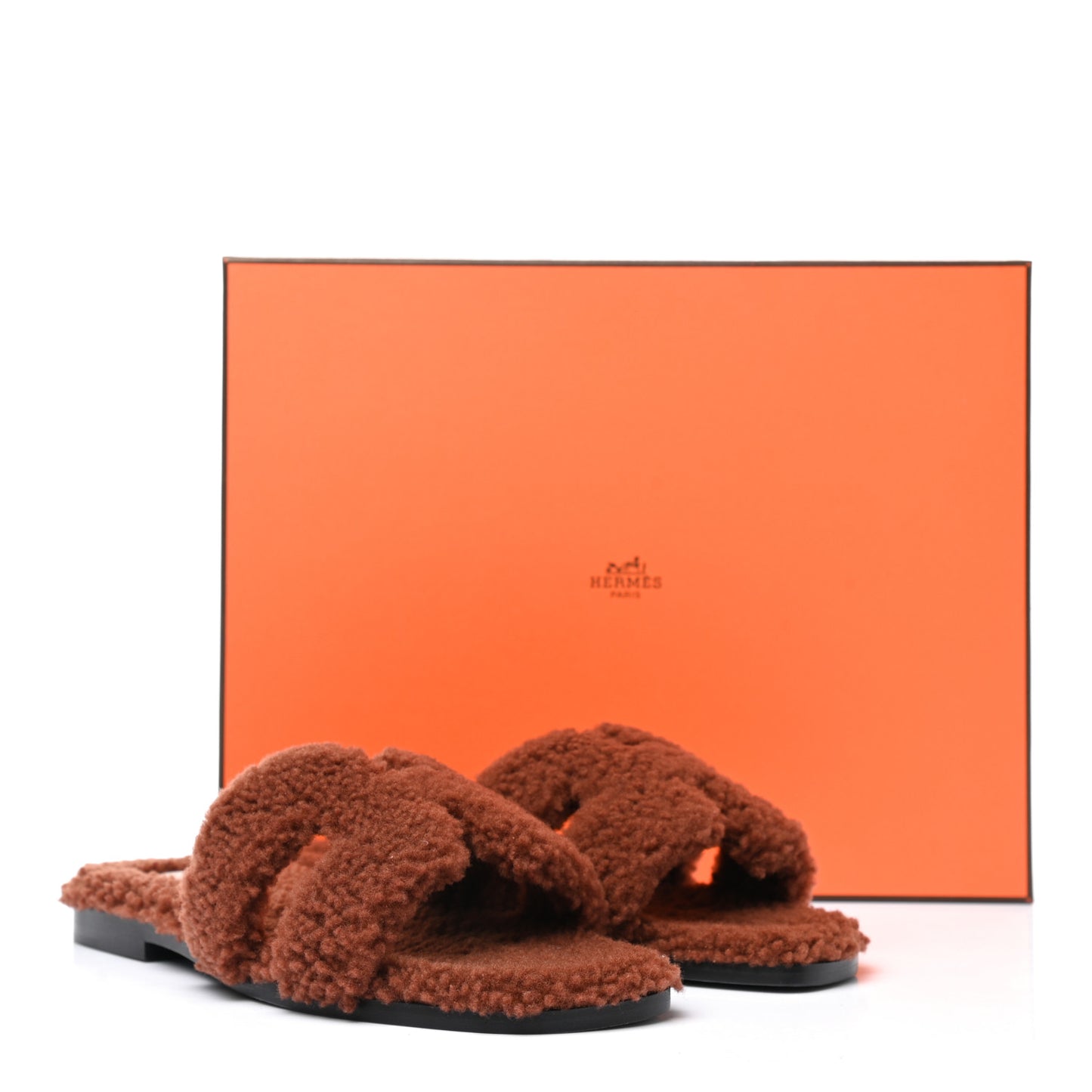 Woolskin Oran Sandals 37.5 Cognac