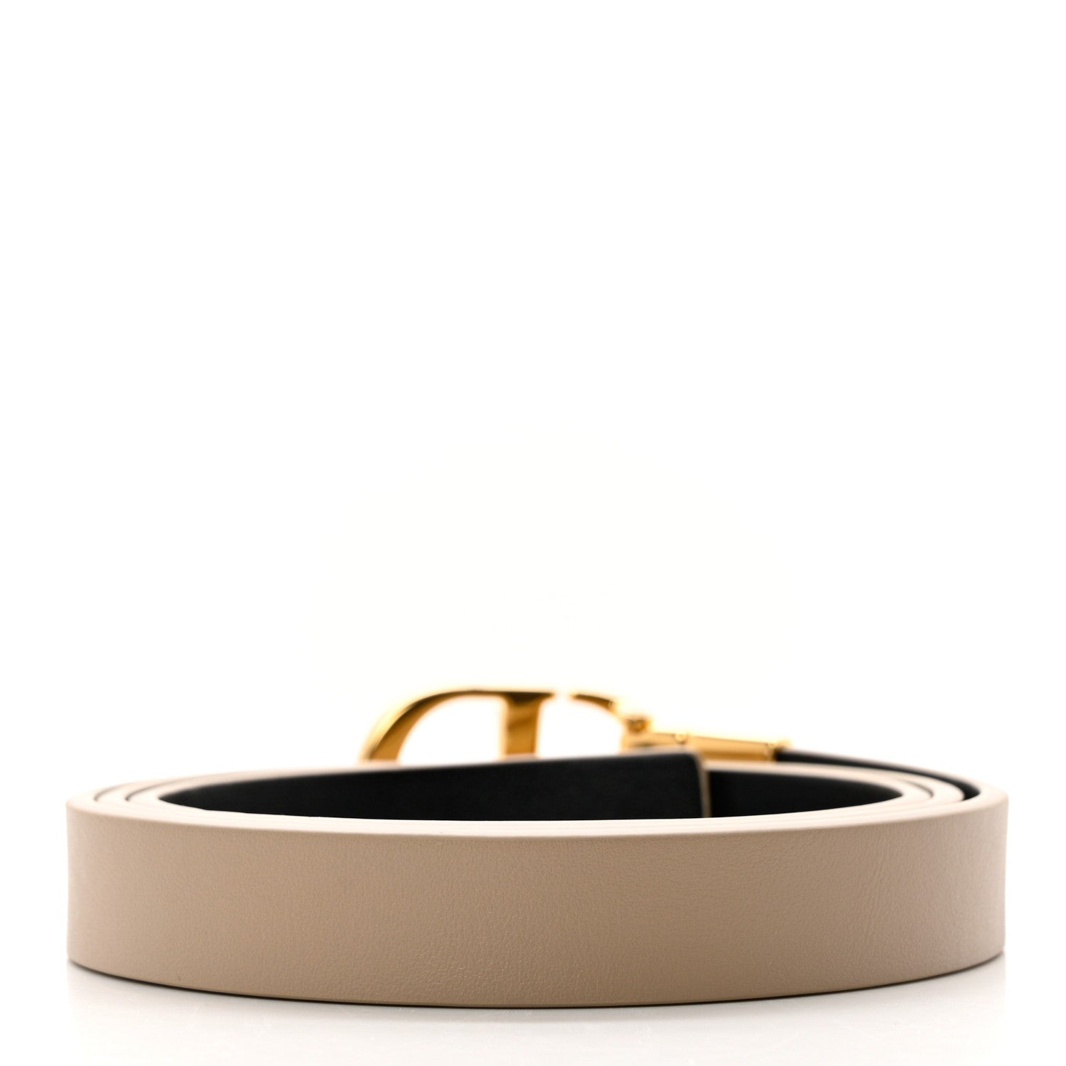 Christian Dior Calfskin 30 Montaigne Belt 90 36 Warm Taupe 2 of 6