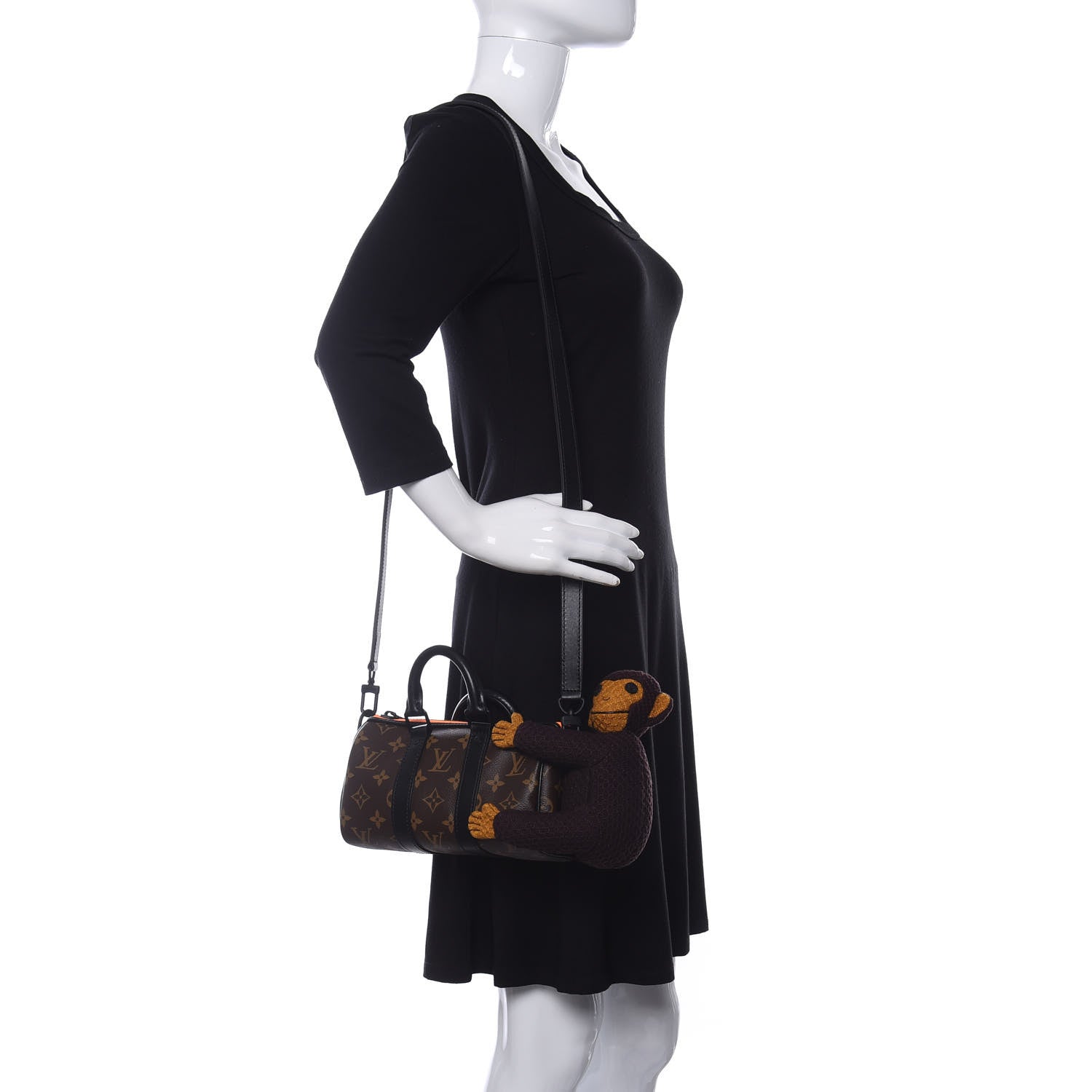 Louis Vuitton Monogram Monkey Puppet LV Friends Keepall XS 762712