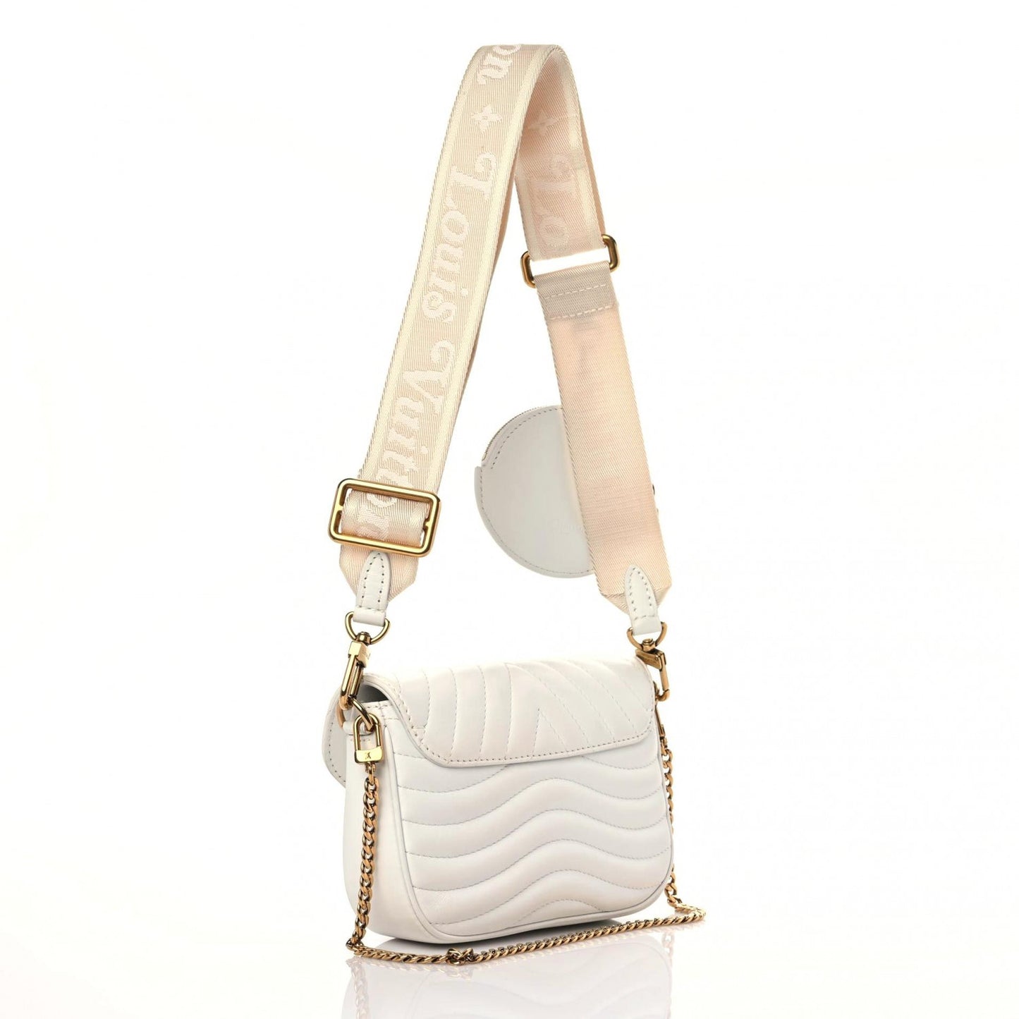 Calfskin New Wave Multi Pochette Snow