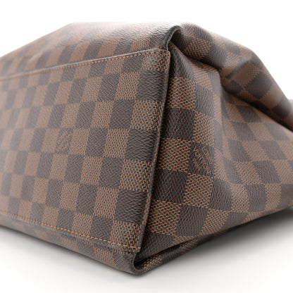 Louis Vuitton Damier Ebene Odeon Tote MM Black 9 of 9