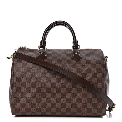 Louis Vuitton Damier Ebene Speedy Bandouliere 30 1 of 13