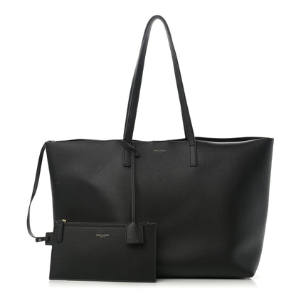 Saint Laurent Calfskin Large Shopping Tote Black 1 of 13