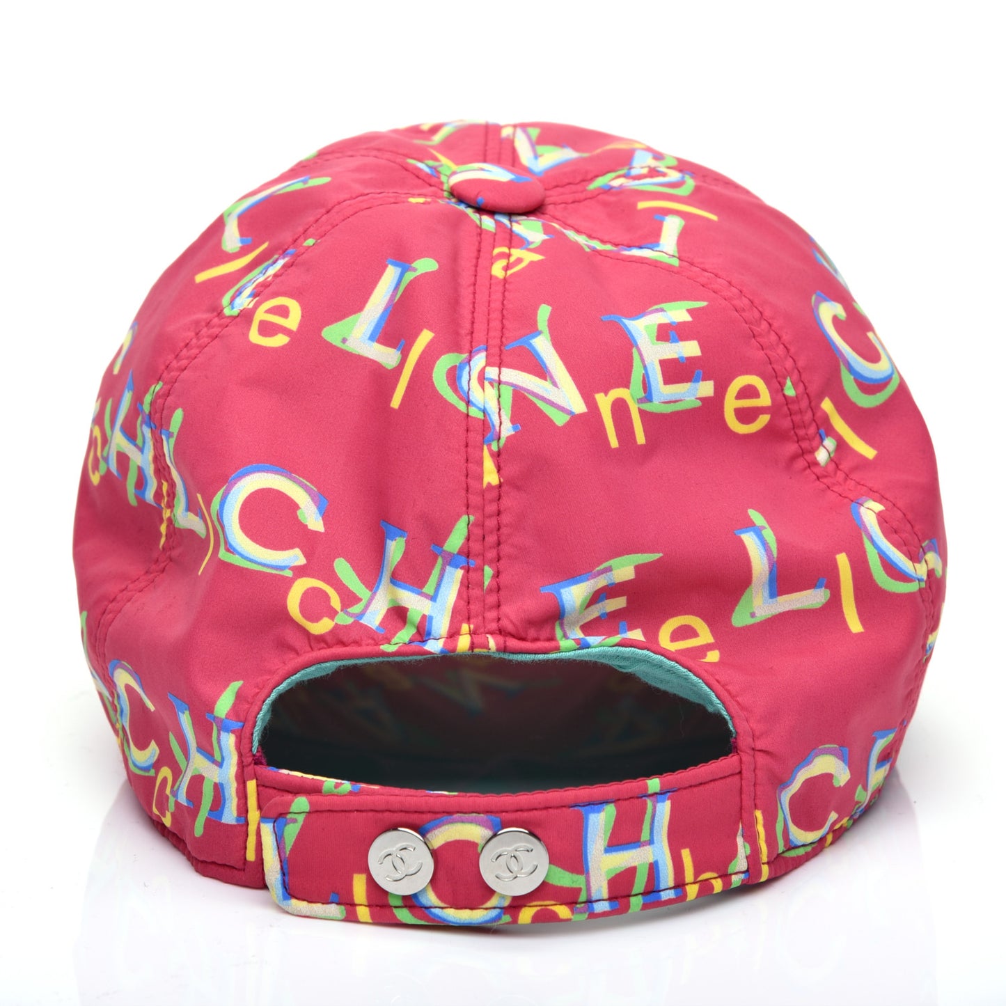 Nylon Logo Cap Hat Fuchsia