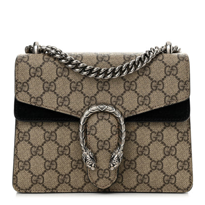 Gucci GG Supreme Monogram Mini Dionysus Shoulder Bag Black 1 of 13