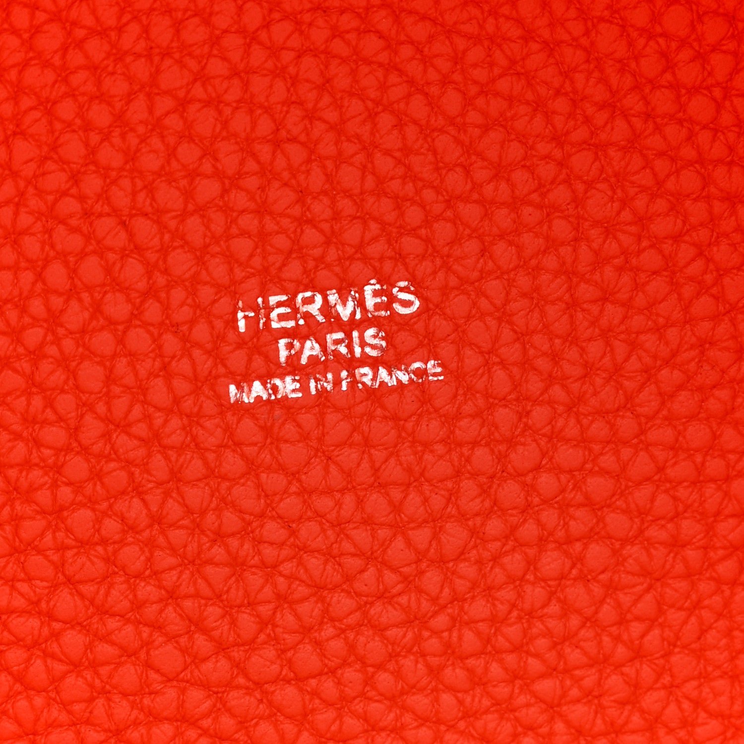 Hermes Taurillon Clemence Picotin Lock 18 PM Tangerine 1841098