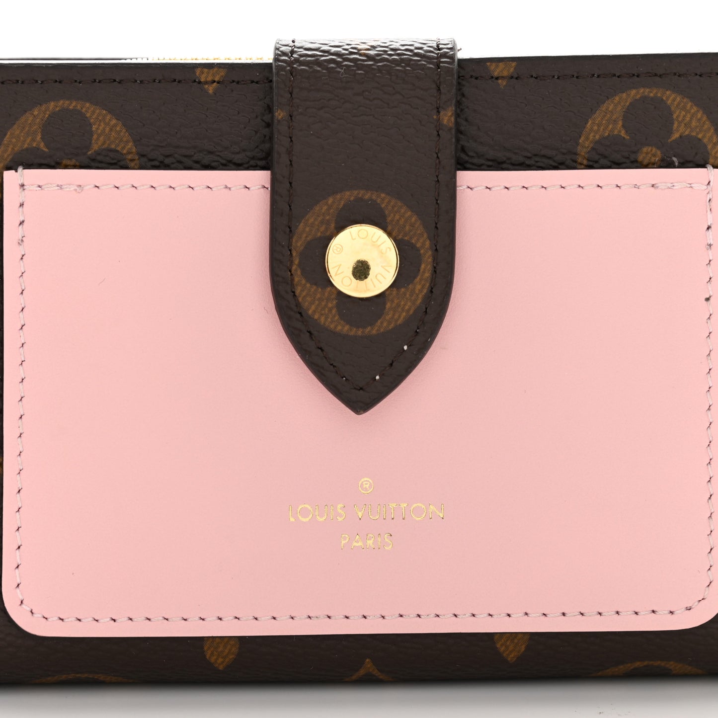 Monogram Juliette Wallet Rose Ballerine