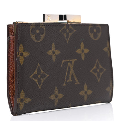 Louis Vuitton Monogram French Kiss Lock Coin Purse 2 of 10