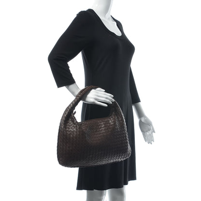 Bottega Veneta Nappa Intrecciato Medium Veneta Hobo Ebano 2 of 8