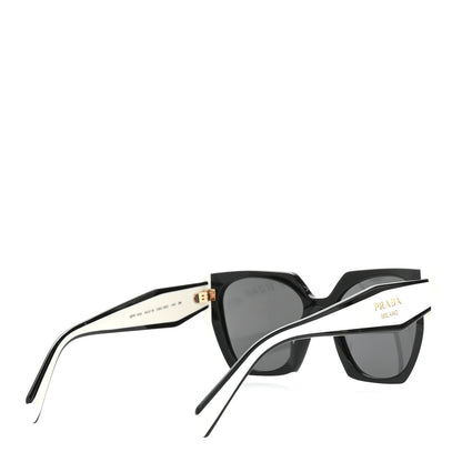 Prada Acetate Sunglasses SPR 15W Black White 4 of 8