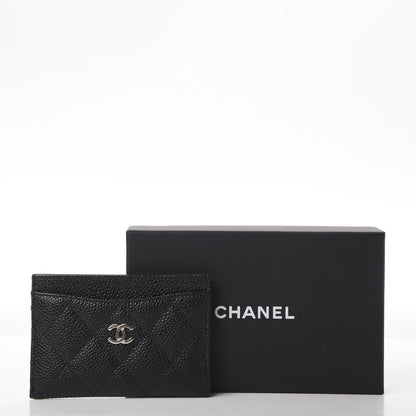 Chanel Caviar Quilted Card Holder Black 9 of 9