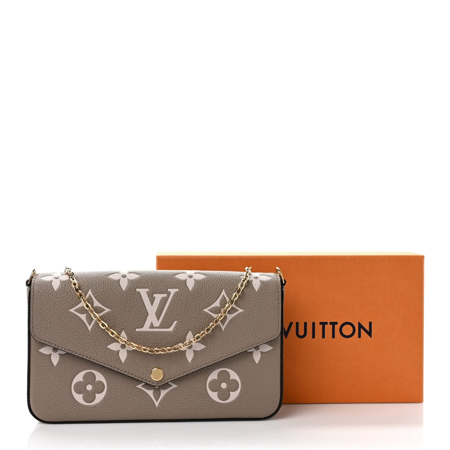 Empreinte Monogram Giant Felicie Pochette Tourterelle Creme