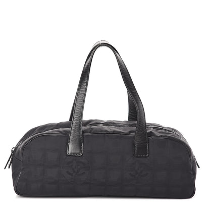 Chanel Nylon Travel Bowler Black 1 of 10