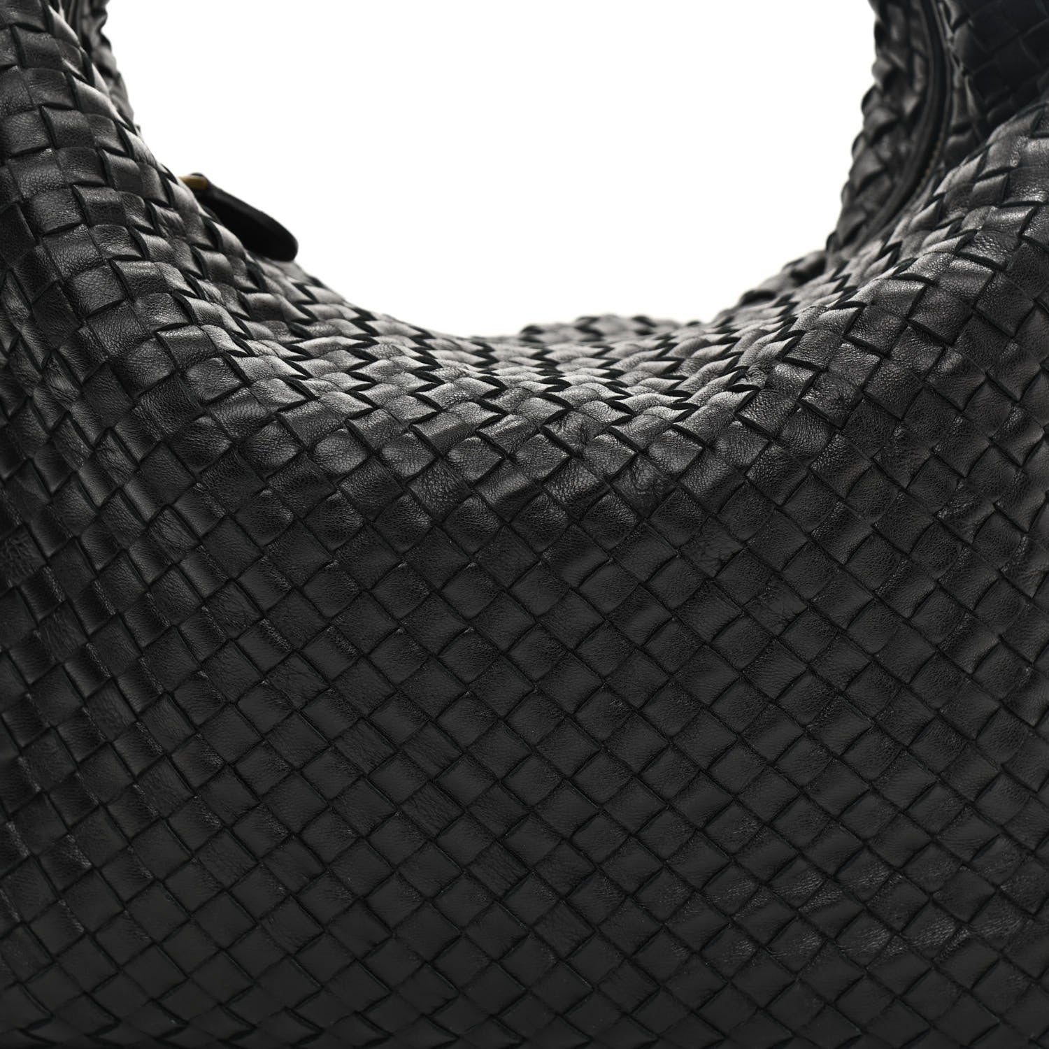 Bottega Veneta Nappa Intrecciato Pyramid Hobo Black 9 of 11