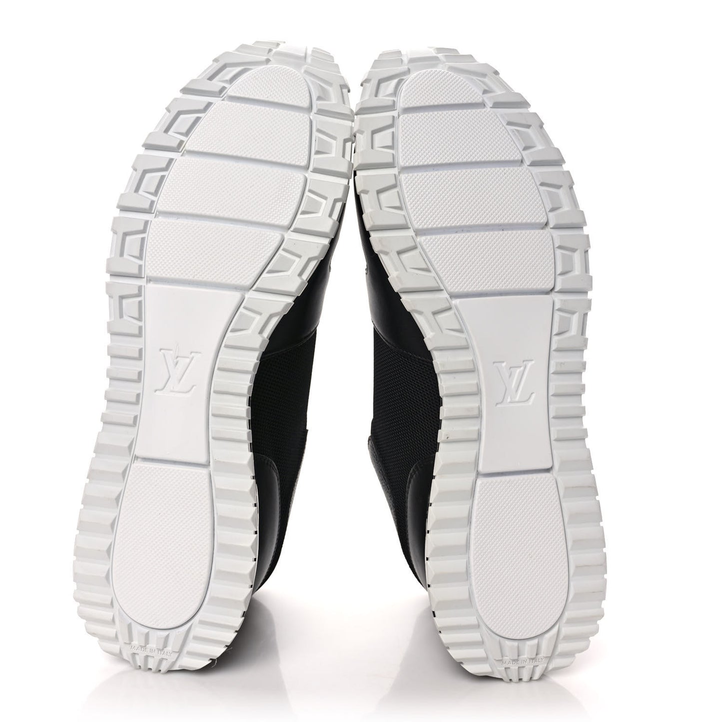 Calfskin Monogram Run Away Sneakers 12 Black