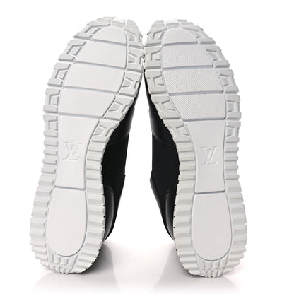 Louis Vuitton Calfskin Monogram Run Away Sneakers 12 Black 6 of 8