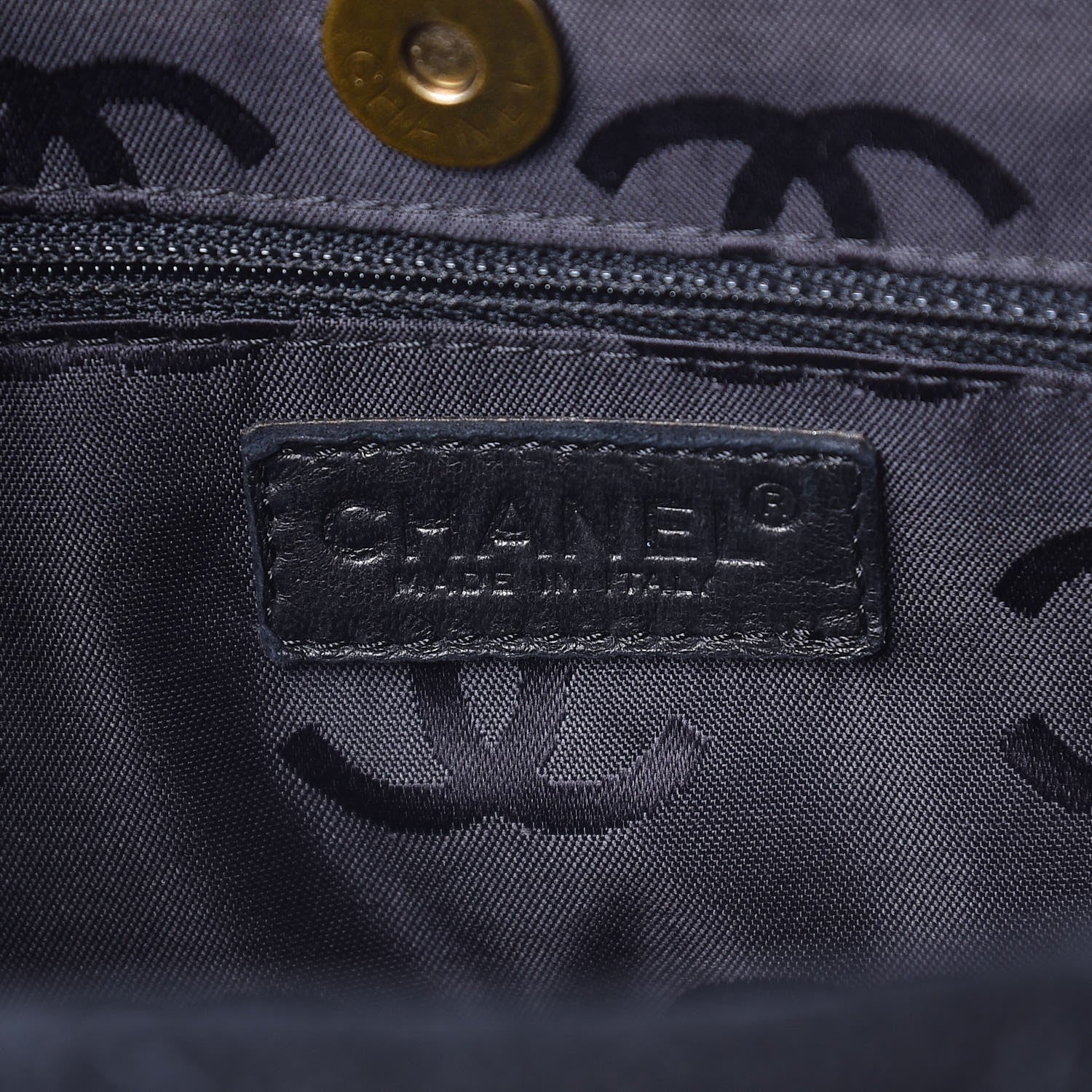 Chanel Iridescent Caviar Quilted Tote Black 6 of 9