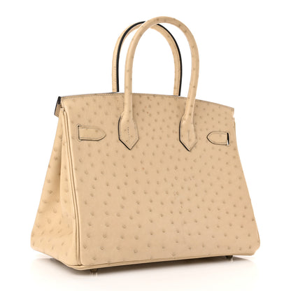 Hermes Ostrich Birkin 30 Parchemin 3 of 10