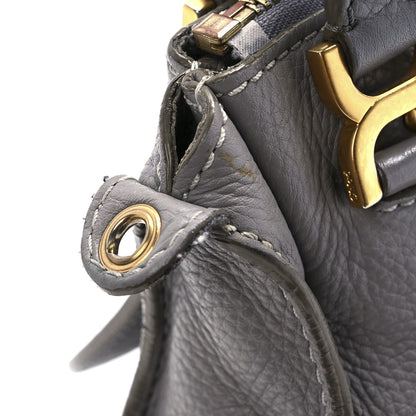 Chloe Calfskin Mini Marcie Satchel Cashmere Grey 9 of 9