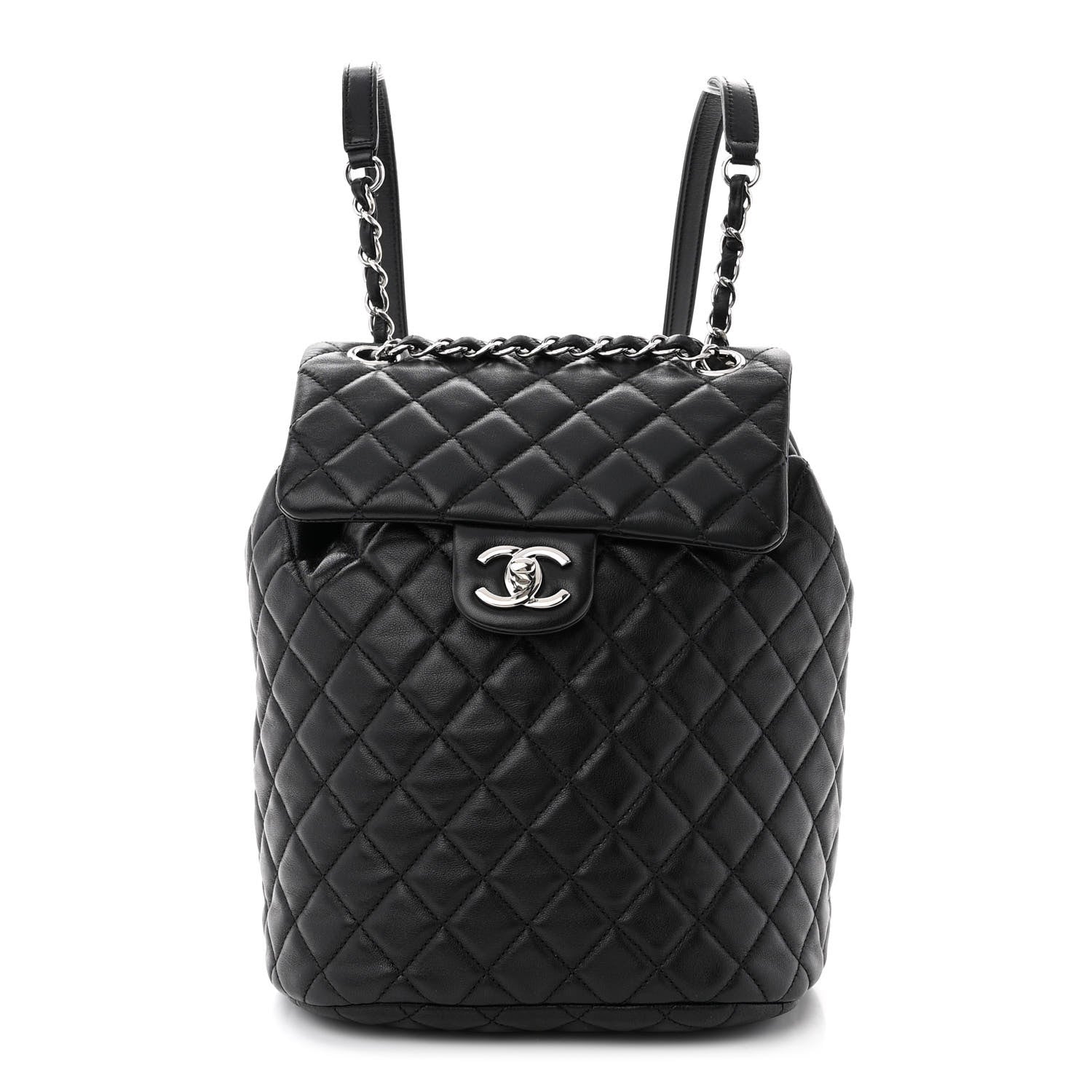 Chanel Lambskin Quilted Small Urban Spirit Backpack Black 1 of 11