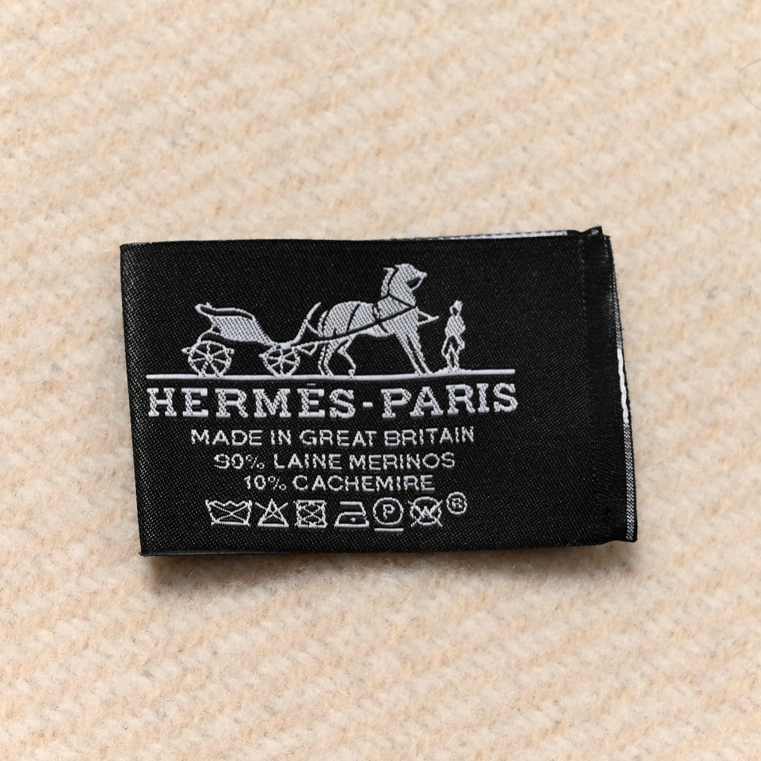 Hermes Wool Cashmere Avalon III Blanket Coco Camomille 3 of 3