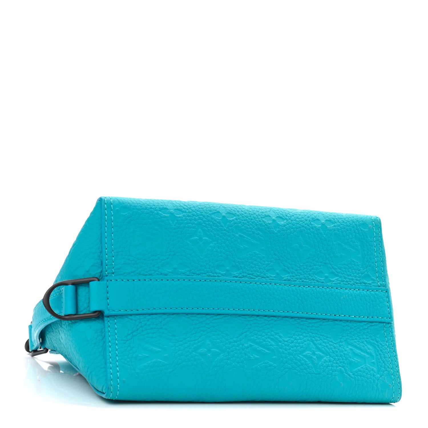 Louis Vuitton Taurillon Monogram Triangle Messenger Turquoise 4 of 9