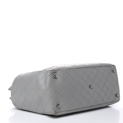 Chanel Grained Calfskin Small CC Pocket Tote Grey 4 of 17