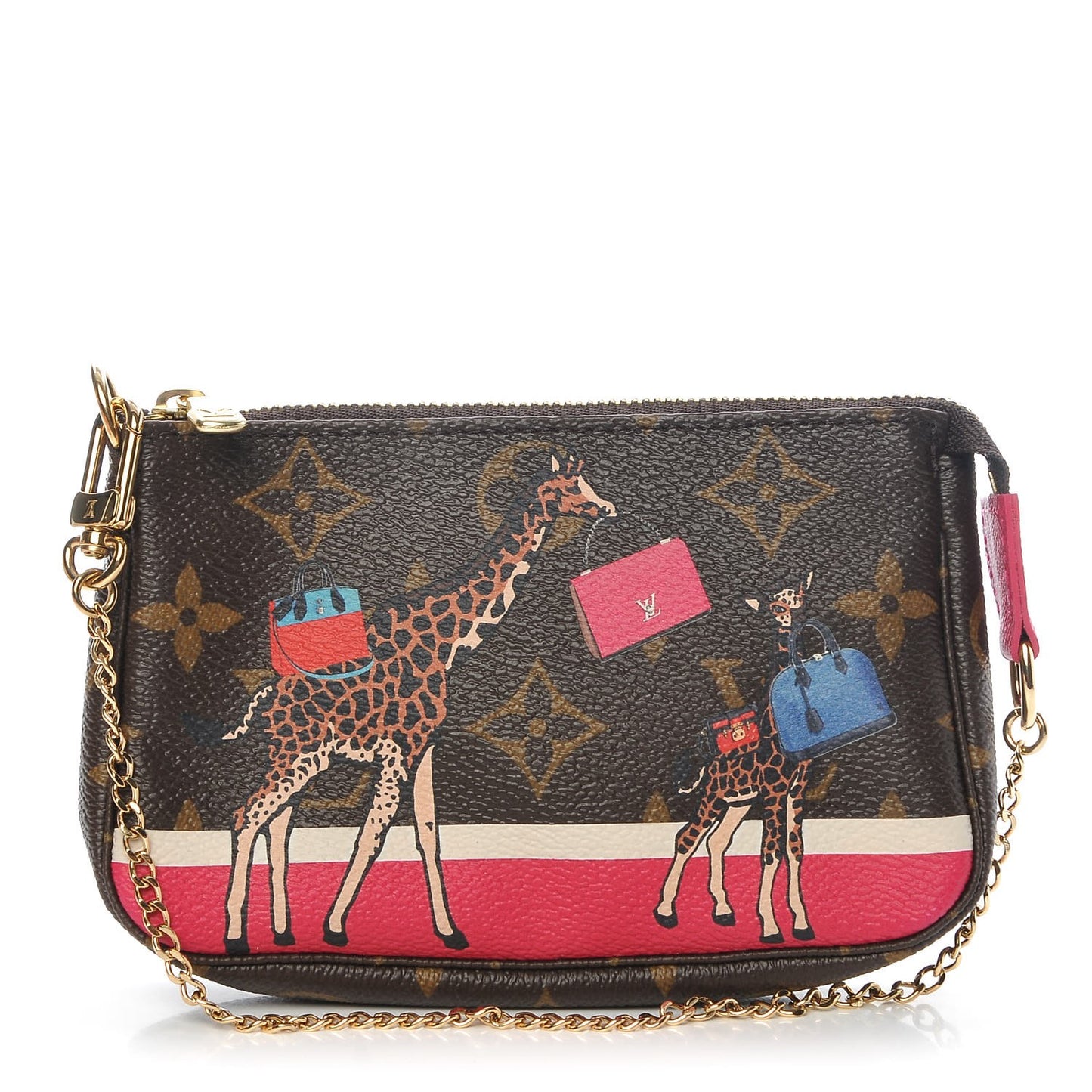 Monogram 2017 Christmas Animation Mini Pochette Accessories