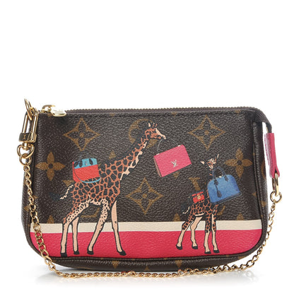 Louis Vuitton Monogram 2017 Christmas Animation Mini Pochette Accessories 1 of 8