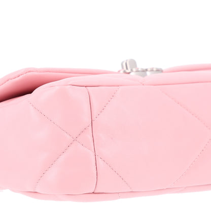 Chanel Lambskin Quilted Medium Chanel 19 Flap Light Pink 10 of 10