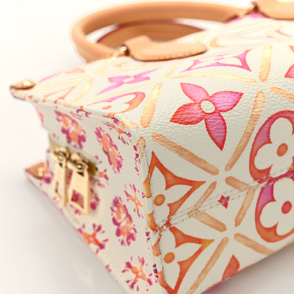 Louis Vuitton Monogram Tiles By The Pool OnTheGo East West Coral 10 of 12