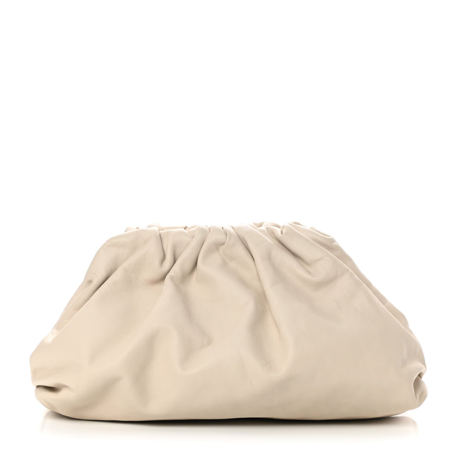 Bottega Veneta Smooth Butter Calf The Pouch Oversized Clutch Mist 1 of 10