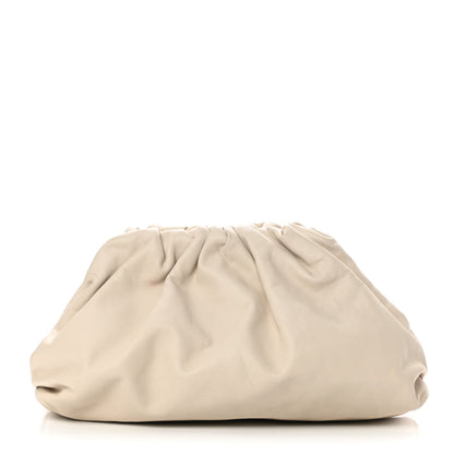 Bottega Veneta Smooth Butter Calf The Pouch Oversized Clutch Mist 1 of 10