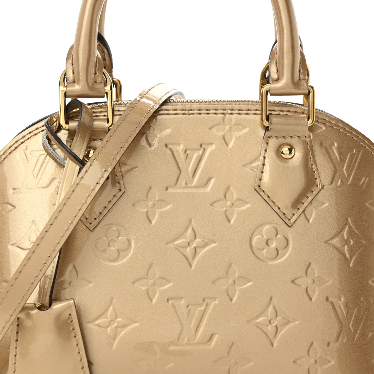 Louis Vuitton Vernis Alma BB Mordore 9 of 14