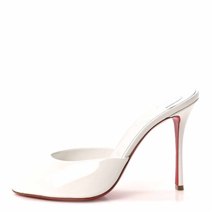 Christian Louboutin Patent Me Dolly 100 Sandals 39.5 White 1 of 8