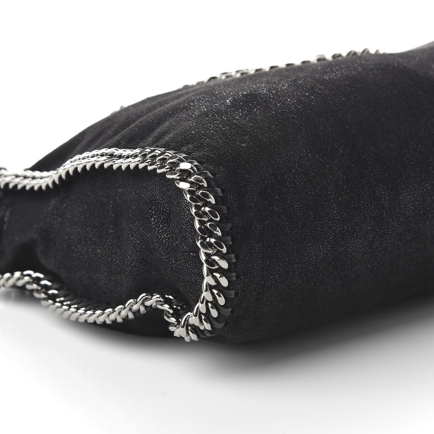 Shaggy Deer Falabella Fold Over Tote Black