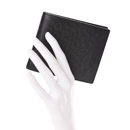 Louis Vuitton Taiga Wallet Black 2 of 7