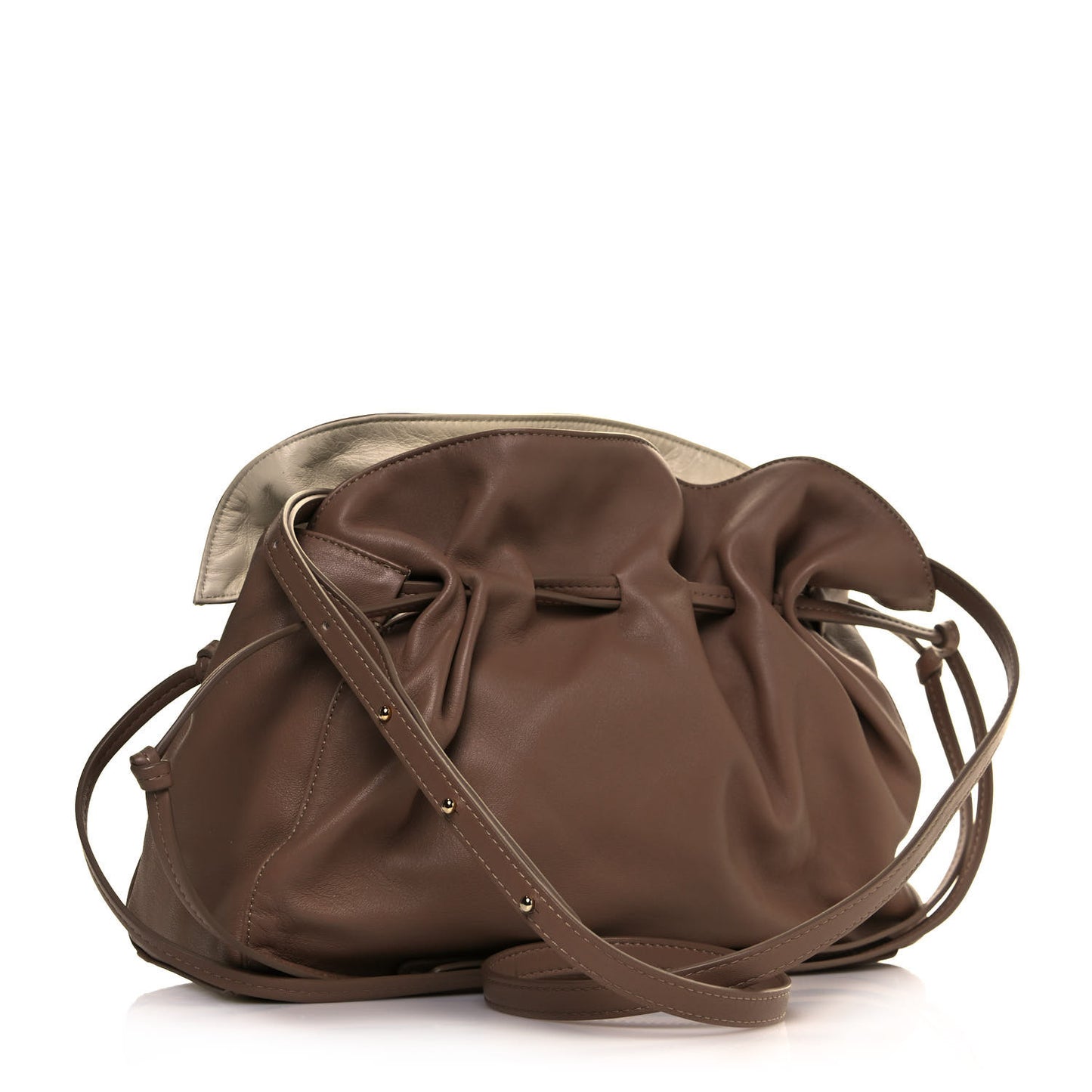 Lambskin Mini Protea Bag Biscotto