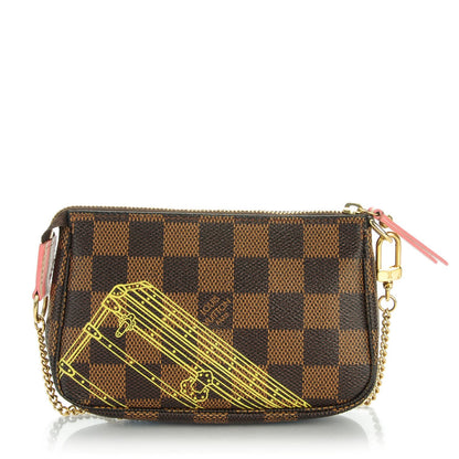 Louis Vuitton Damier Ebene 2014 Christmas Animation Mini Pochette Accessories 1 of 7